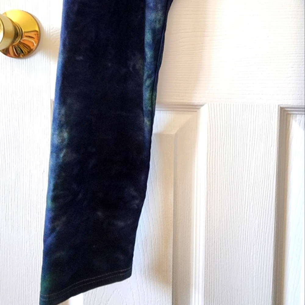 Wild Fable Womens Leggings, Blue/Green Tie Dye, Size L - Picture 9 of 12